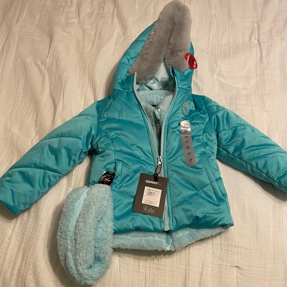 Gerry Kids' Blue Puffer Jacket with Hood